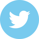 Twitter logo circle
